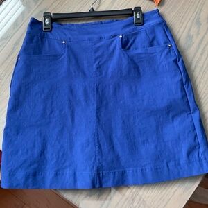 LOPEZ DELUXE DRI SKORT.  LIKE NEW!  Size 12.  ROYAL BLUE. 18”.